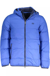 La Martina Elite Blue Jacket with Detachable Hood -   -  La Martina.