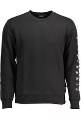 Napapijri Elevate Your Style with a Sleek Black Sweatshirt -   -  Napapijri.