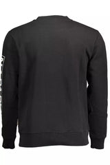 Napapijri Elevate Your Style with a Sleek Black Sweatshirt -   -  Napapijri.