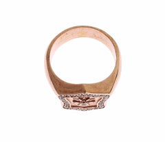 Nialaya Pink Gold 925 Silver Authentic Clear Ring -   -  Nialaya.