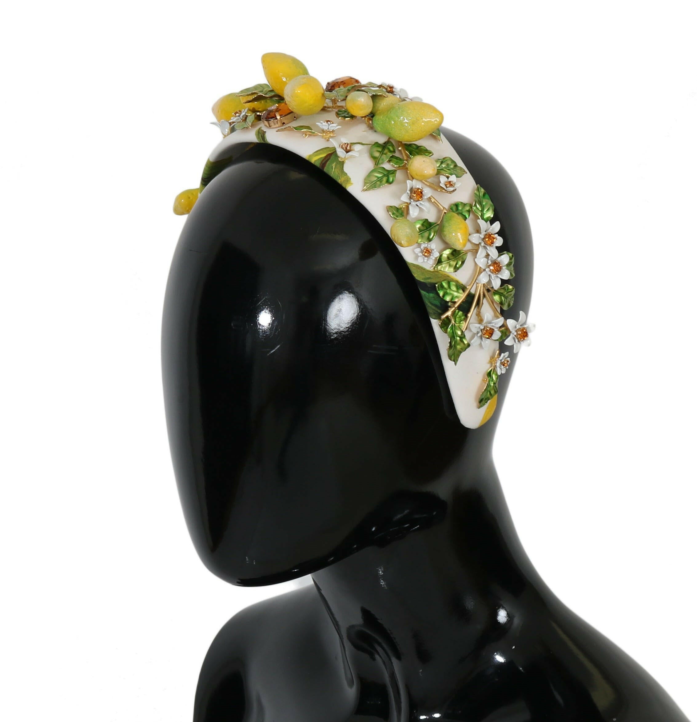 Dolce & Gabbana Yellow Lemons Sicily Crystal Diadem Tiara Headband -   -  Dolce & Gabbana. Dolce & Gabbana Yellow Lemons Sicily Crystal Diadem Tiara Headband -   -  Dolce & Gabbana.