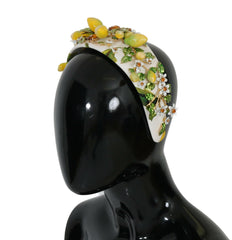 Dolce & Gabbana Yellow Lemons Sicily Crystal Diadem Tiara Headband -   -  Dolce & Gabbana.