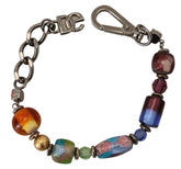 Dolce & Gabbana multicolor Silver Chain Brass Beaded Lobster Clasp Bracelet -   -  Dolce & Gabbana.