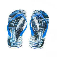 Just Cavalli Light Blue EVA Men Sandal -   -  Just Cavalli.