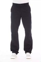 Alpha Studio Blue Cotton Men's Pant -   -  Alpha Studio.