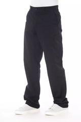 Alpha Studio Blue Cotton Men's Pant -   -  Alpha Studio.
