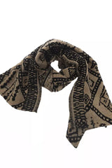 Alpha Studio Brown Wool Women Scarf - - Alpha Studio.