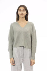 Alpha Studio Green Wool Women Sweater -   -  Alpha Studio.