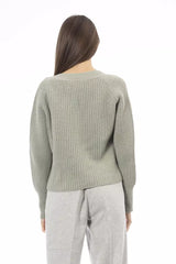 Alpha Studio Green Wool Women Sweater -   -  Alpha Studio.