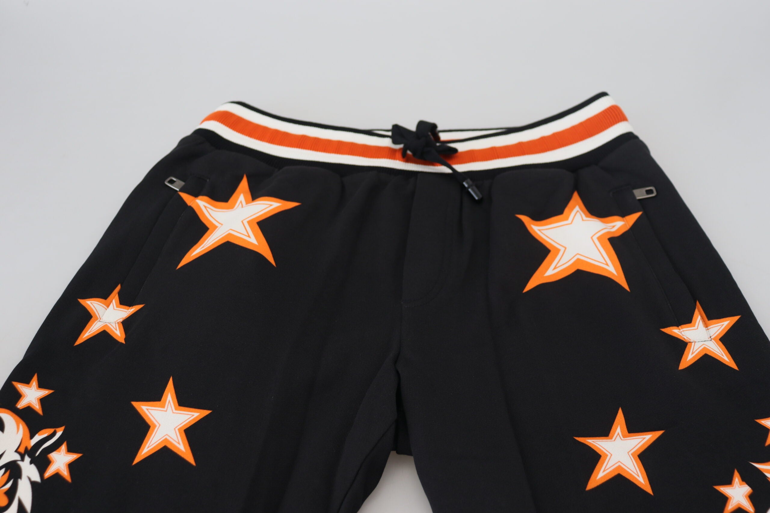 Dolce & Gabbana Black Orange Star Trousers Sport Pants -   -  Dolce & Gabbana. Dolce & Gabbana Black Orange Star Trousers Sport Pants -   -  Dolce & Gabbana.