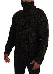 Dolce & Gabbana Brown Fatto A Mano Turtleneck Pullover Sweater -   -  Dolce & Gabbana.