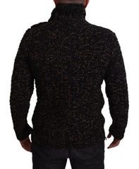 Dolce & Gabbana Brown Fatto A Mano Turtleneck Pullover Sweater -   -  Dolce & Gabbana.