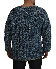 Dolce & Gabbana Blue Button Cardigan Fatto A Mano Sweater -   -  Dolce & Gabbana.