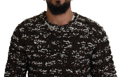 Dolce & Gabbana Brown Knitted Wool Fatto A Mano Sweater -   -  Dolce & Gabbana.