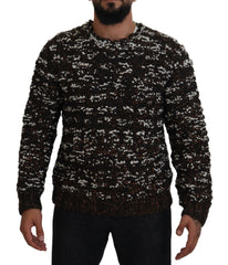 Dolce & Gabbana Brown Knitted Wool Fatto A Mano Sweater -   -  Dolce & Gabbana.