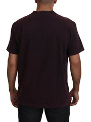 Dolce & Gabbana Bordeaux Crewneck Short Sleeve T-shirt - - Dolce & Gabbana.
