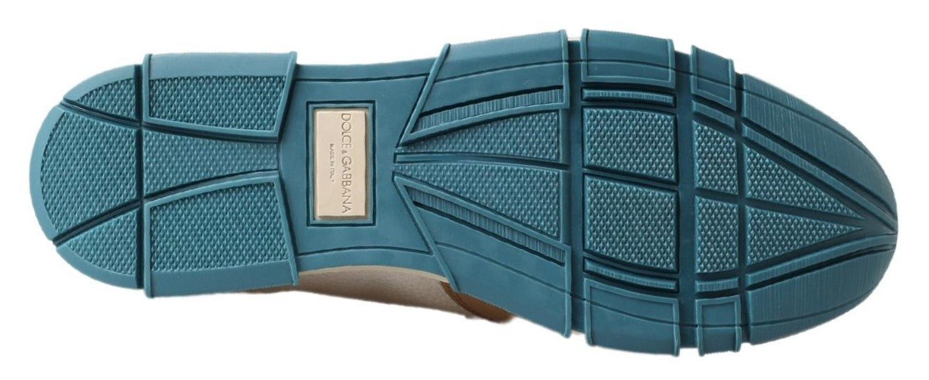 Dolce & Gabbana White Leather Loafers Moccasins Shoes -   -  Dolce & Gabbana. Dolce & Gabbana White Leather Loafers Moccasins Shoes -   -  Dolce & Gabbana.