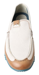 Dolce & Gabbana White Leather Loafers Moccasins Shoes -   -  Dolce & Gabbana.