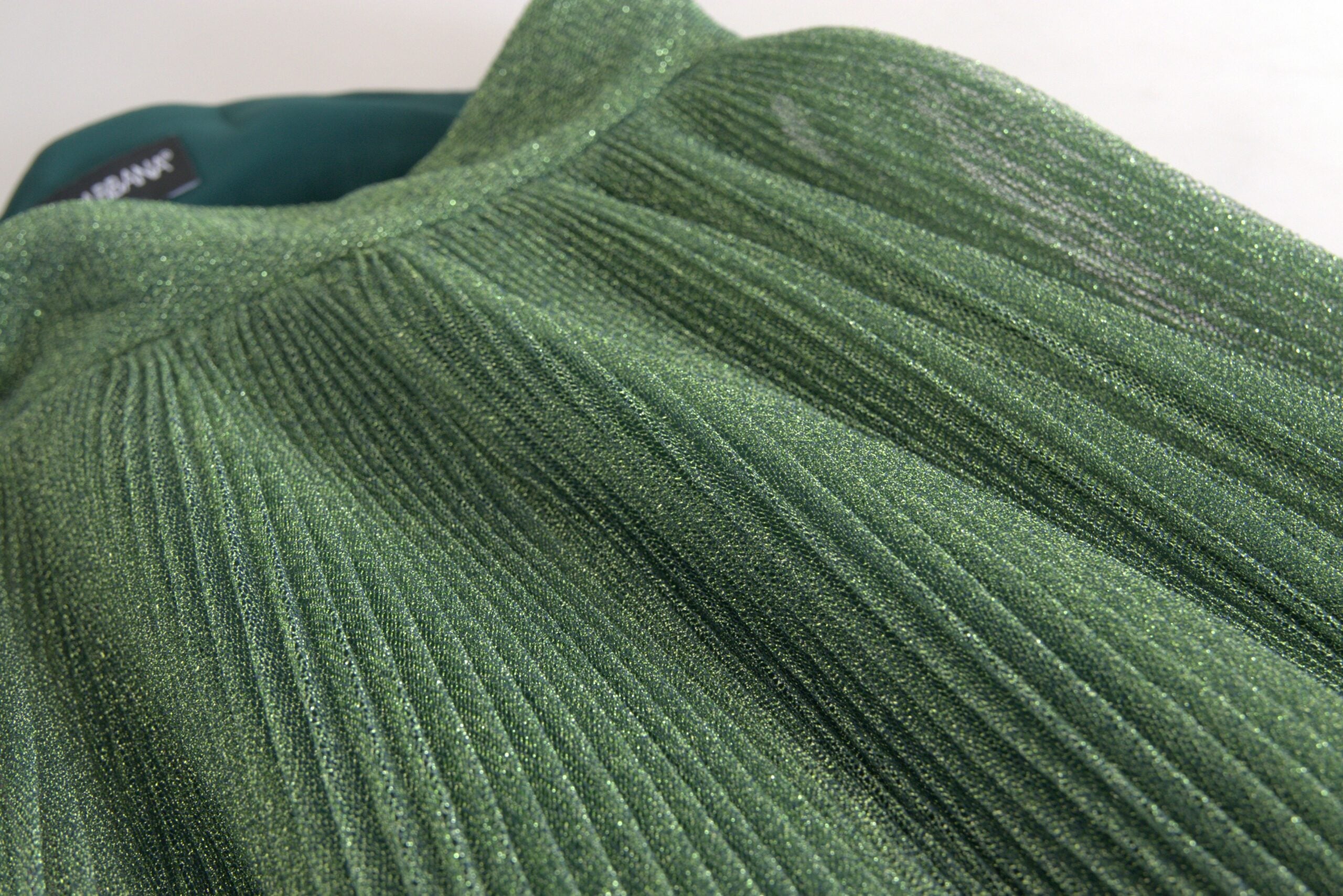 Dolce & Gabbana Metallic Green High Waist A-line Pleated Skirt -   -  Dolce & Gabbana. Dolce & Gabbana Metallic Green High Waist A-line Pleated Skirt -   -  Dolce & Gabbana.