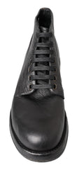 Dolce & Gabbana Black Horse Leather Perugino Boots -   -  Dolce & Gabbana.