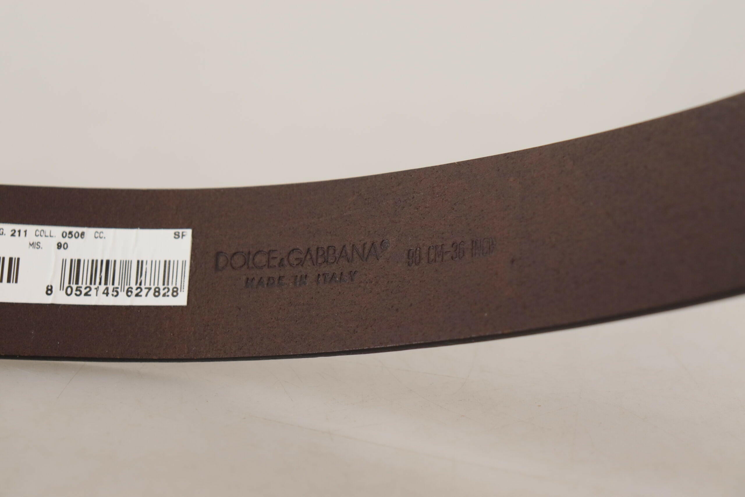 Dolce & Gabbana Brown Plain Calf Leather Gold Tone Buckle Belt -   -  Dolce & Gabbana. Dolce & Gabbana Brown Plain Calf Leather Gold Tone Buckle Belt -   -  Dolce & Gabbana.