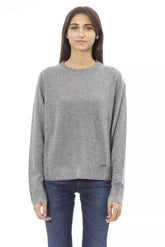 Baldinini Trend Gray Wool Women Sweater -   -  Baldinini Trend.