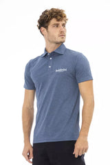 Baldinini Trend Blue Cotton Men Polo Shirt -   -  Baldinini Trend.