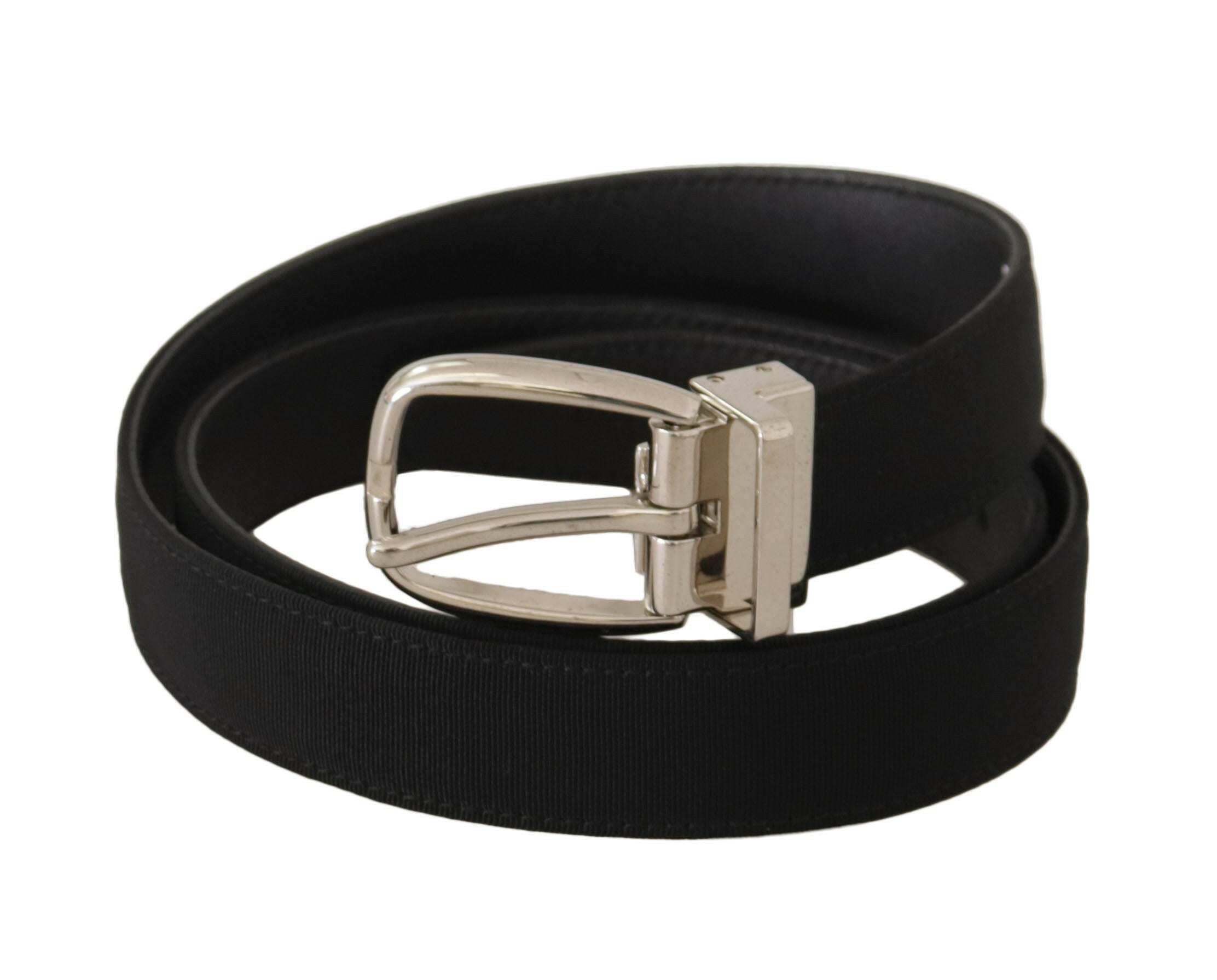 Dolce & Gabbana Belt Black Calf Leather Silver Tone Metal Buckle -   -  Dolce & Gabbana. Dolce & Gabbana Belt Black Calf Leather Silver Tone Metal Buckle -   -  Dolce & Gabbana.
