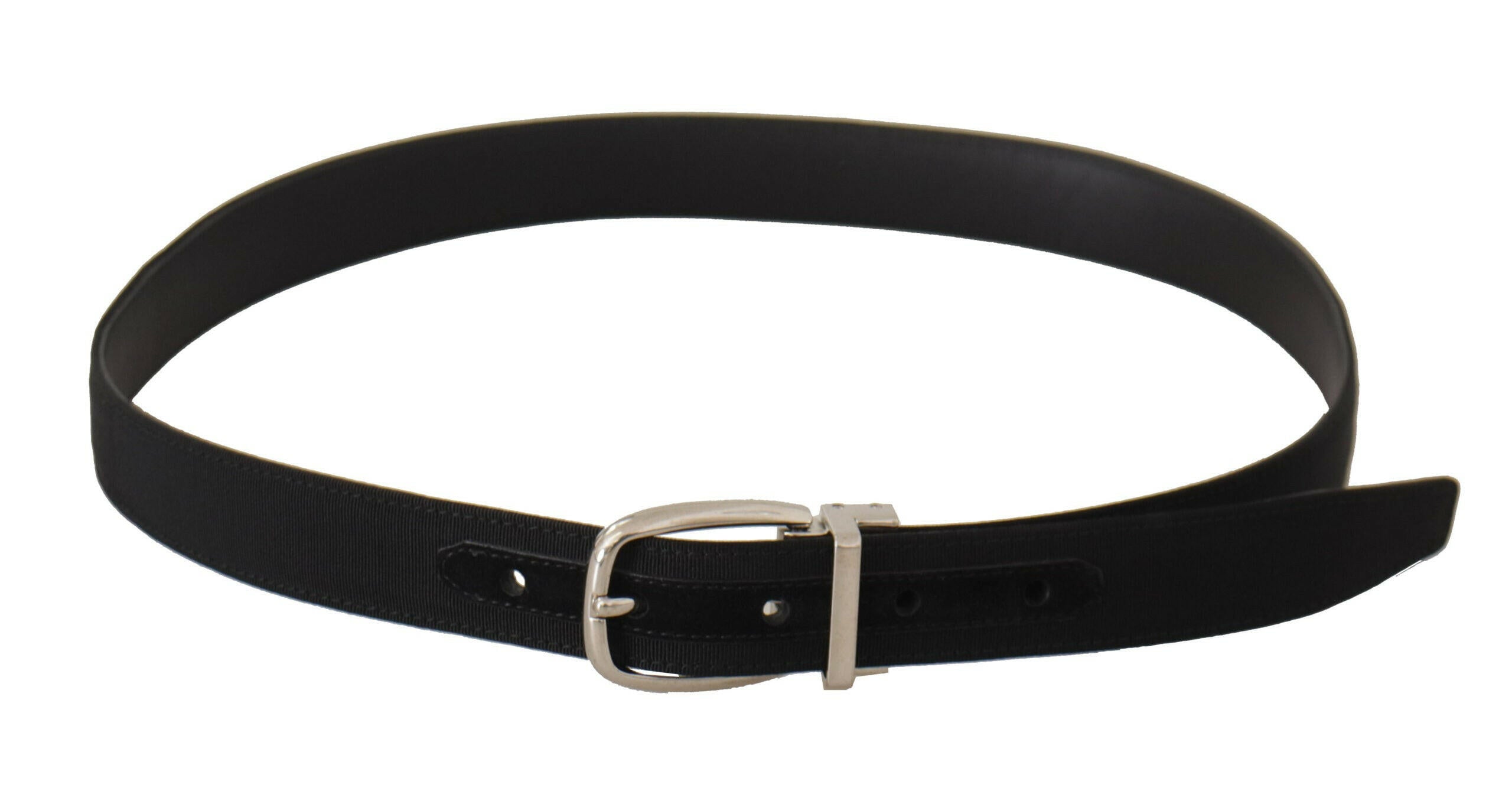Dolce & Gabbana Belt Black Calf Leather Silver Tone Metal Buckle -   -  Dolce & Gabbana. Dolce & Gabbana Belt Black Calf Leather Silver Tone Metal Buckle -   -  Dolce & Gabbana.