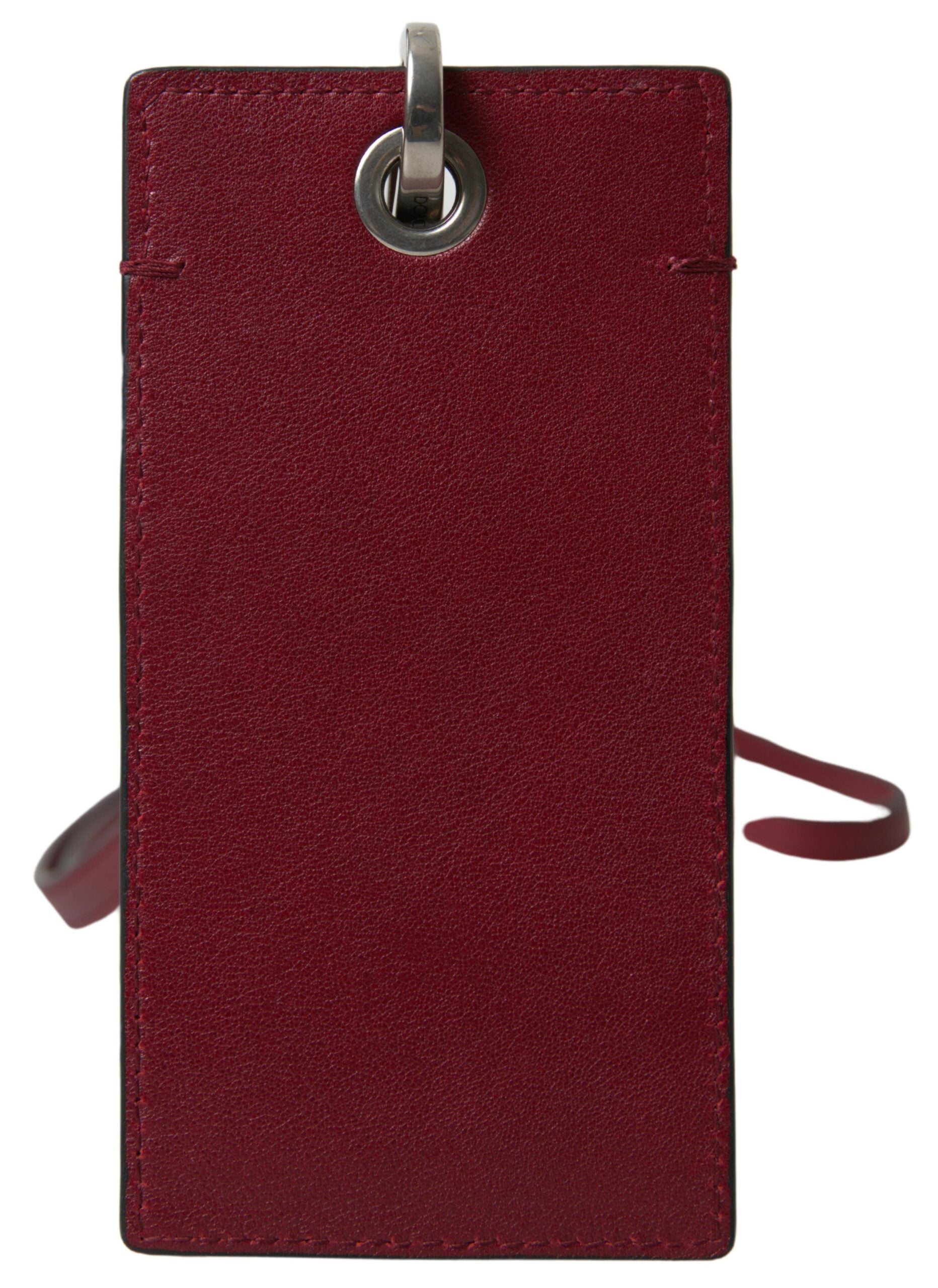 Dolce & Gabbana Red Leather Lanyard Logo Slim Card Holder Men Wallet -  Leather Card Holder for Men -  Dolce & Gabbana. Dolce & Gabbana Red Leather Lanyard Logo Slim Card Holder Men Wallet -  Leather Card Holder for Men -  Dolce & Gabbana.