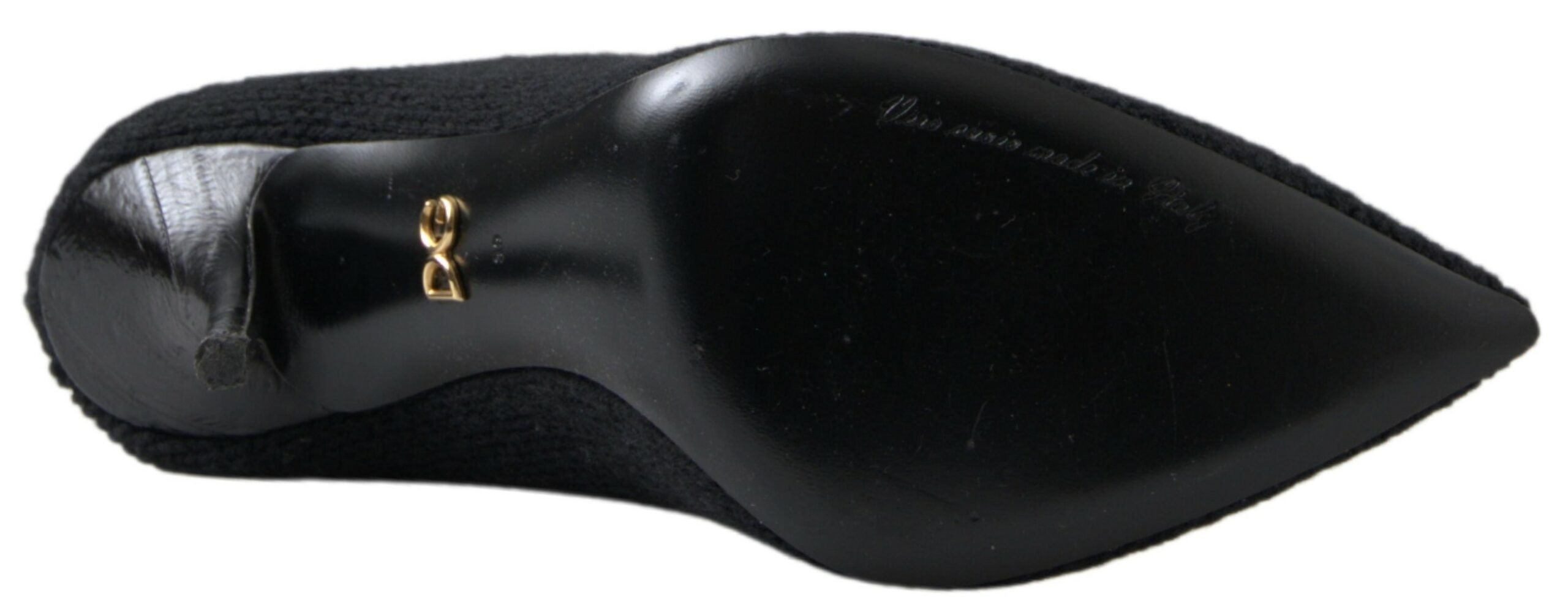 Dolce & Gabbana Black Stiletto Heel Mid Calf Women Boot Shoes -   -  Dolce & Gabbana. Dolce & Gabbana Black Stiletto Heel Mid Calf Women Boot Shoes -   -  Dolce & Gabbana.