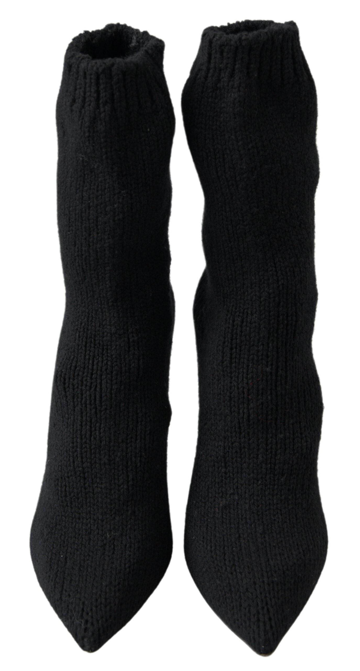 Dolce & Gabbana Black Stiletto Heel Mid Calf Women Boot Shoes -   -  Dolce & Gabbana. Dolce & Gabbana Black Stiletto Heel Mid Calf Women Boot Shoes -   -  Dolce & Gabbana.