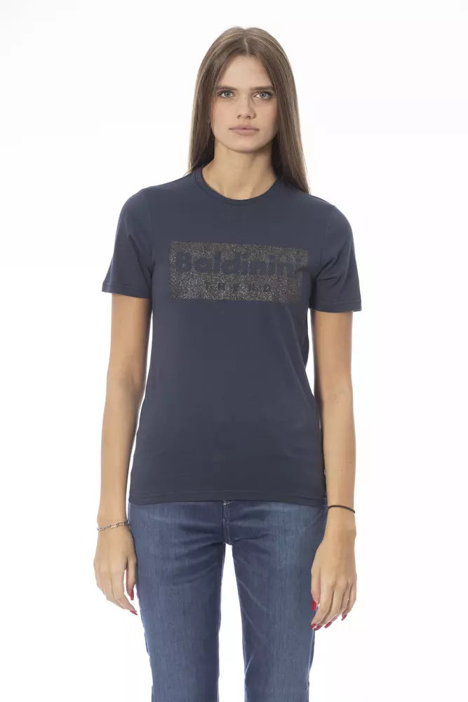 Baldinini Trend Blue Cotton Women T-Shirt -   -  Baldinini Trend.