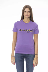 Baldinini Trend Purple Cotton Women T-Shirt -   -  Baldinini Trend.