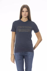 Baldinini Trend Blue Cotton Women T-Shirt -   -  Baldinini Trend.
