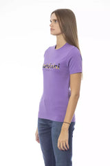 Baldinini Trend Purple Cotton Women T-Shirt -   -  Baldinini Trend.