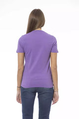 Baldinini Trend Purple Cotton Women T-Shirt -   -  Baldinini Trend.