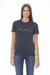 Baldinini Trend Blue Cotton Women T-Shirt -   -  Baldinini Trend.