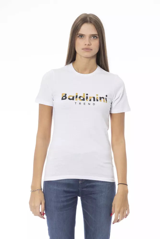 Baldinini Trend White Cotton Women T-Shirt -   -  Baldinini Trend.