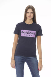 Baldinini Trend Blue Cotton Women T-Shirt -   -  Baldinini Trend.