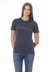 Baldinini Trend Blue Cotton Women T-Shirt -   -  Baldinini Trend.