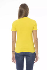 Baldinini Trend Yellow Cotton Women T-Shirt -   -  Baldinini Trend.