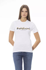 Baldinini Trend White Cotton Women T-Shirt -   -  Baldinini Trend.