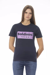 Baldinini Trend Blue Cotton Women T-Shirt -   -  Baldinini Trend.