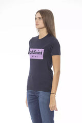 Baldinini Trend Blue Cotton Women T-Shirt -   -  Baldinini Trend.