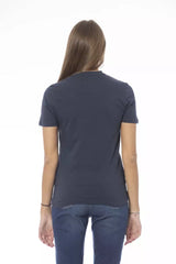Baldinini Trend Blue Cotton Women T-Shirt -   -  Baldinini Trend.