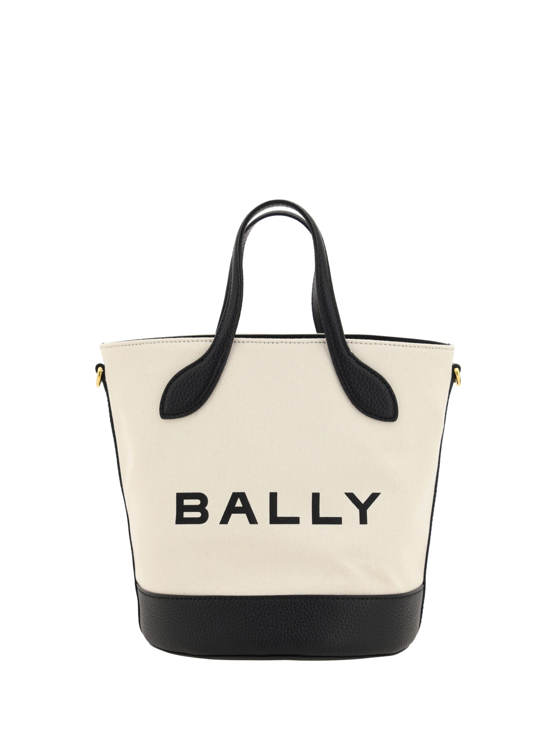 Bally Elegant Monogram Bucket Bag in Black & White -   -  Bally.