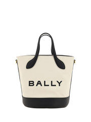Bally Elegant Monogram Bucket Bag in Black & White -   -  Bally.