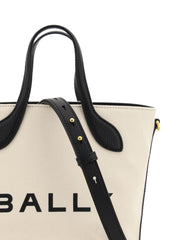 Bally Elegant Monogram Bucket Bag in Black & White -   -  Bally.