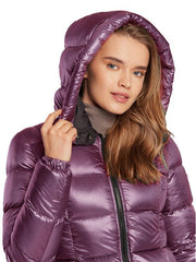 Refrigiwear Elegant Light Purple Puffer Jacket -   -  Refrigiwear.